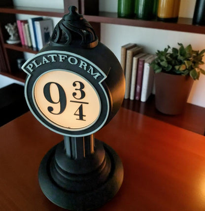 Φωτιστικό Πλατφόρμα 9¾ – 3D Printed Fan Art Φανάρι από τον Κόσμο του Χάρι Πότερ