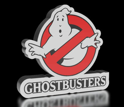 Φωτιστικό Ghostbusters – 3D Printed Fan Art Διακοσμητικό με Φως & Retro Διάθεση