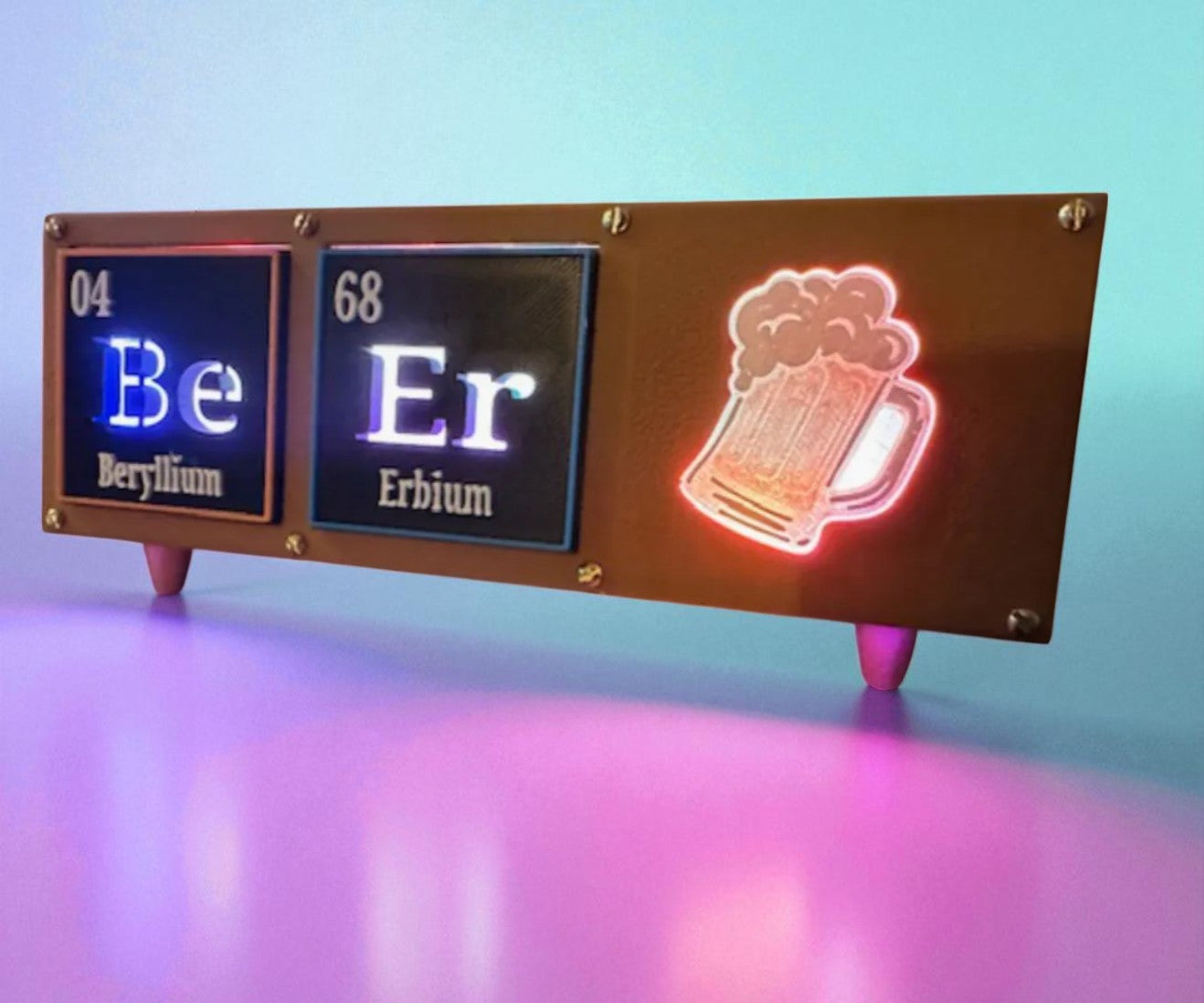 “Χημικό BeEr Light” – 3D Printed Lightbox (