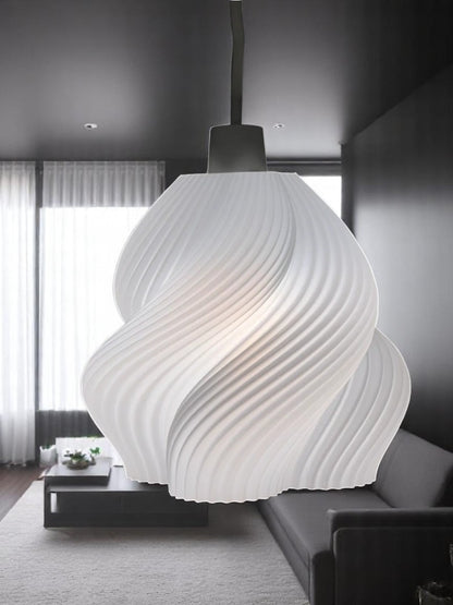 Κυματοειδές 3D Print Φωτιστικό Οροφής "Wave Sculpture"