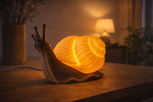 Glow Snail – Επιτραπέζιο Φωτιστικό Ζεστής Ατμόσφαιρας
