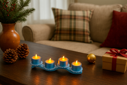 Κηροπήγιο “Wave Harmony” – Μοντέρνα Βάση για Ρεσώ 