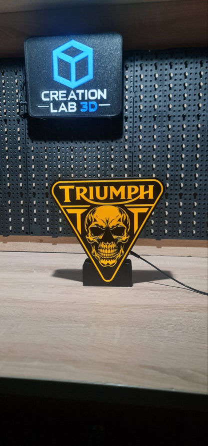 Custom Motorcycle Lightbox – Επιτραπέζιο & Επιτοίχιο Φωτιστικό | Biker LED Lightbox