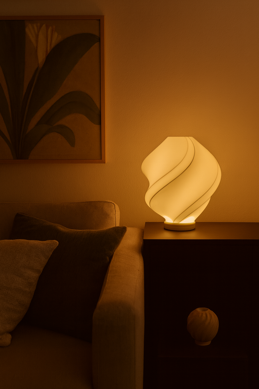 Φωτιστικό “Twist Aura” – Μοντέρνο Επιτραπέζιο Φωτιστικό σε Δύο Μεγέθη (Μονό & Σετ)