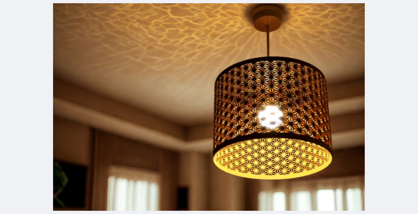 Κρεμαστό Φωτιστικό Kyoto Blossom – Ιαπωνική Κομψότητα & Ζεστός Ατμοσφαιρικός Φωτισμός