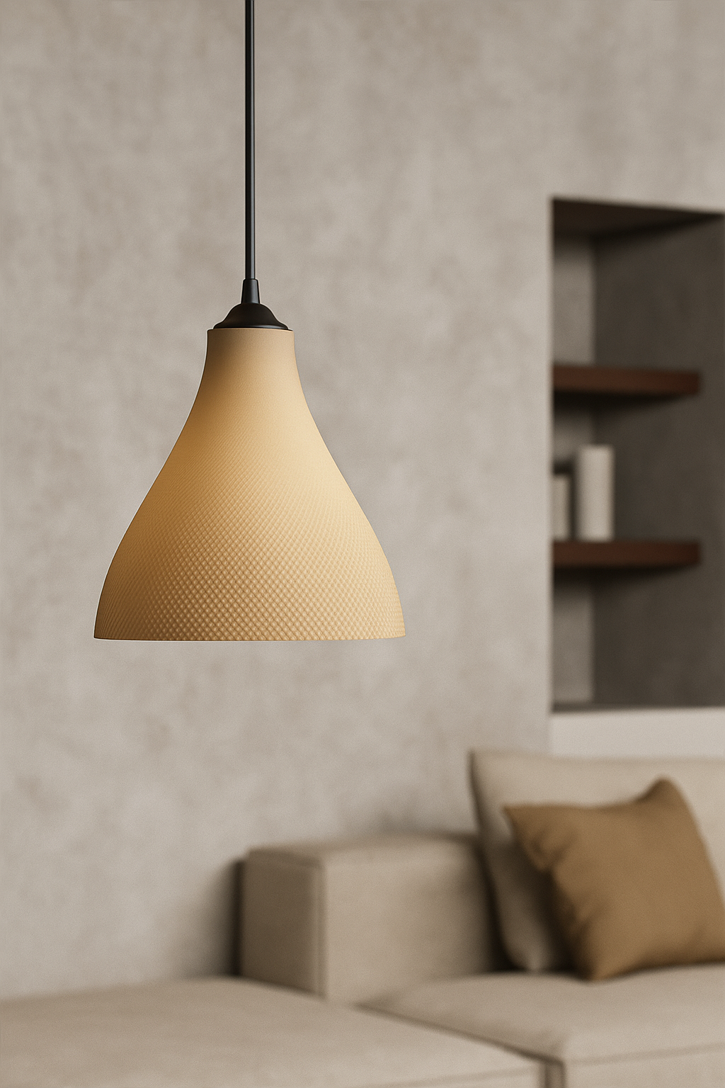 Φωτιστικό Οροφής “Elegant Flow” – Minimal Ceiling Lamp (Modern Design)