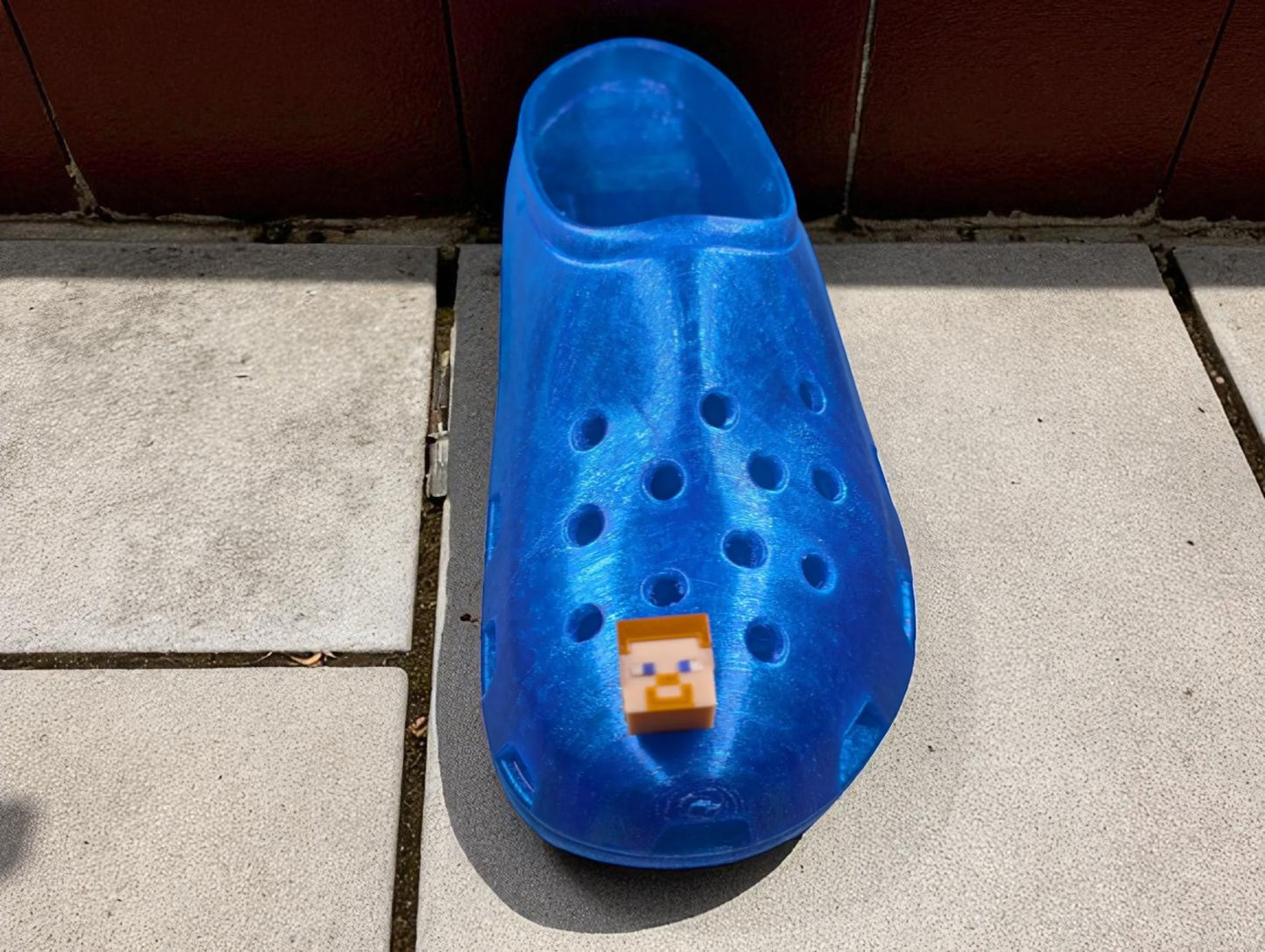 🟫 Croc Charm "Pixel Steve"