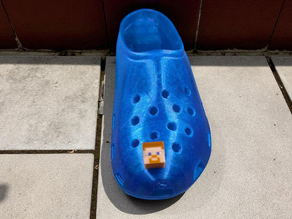 🟫 Croc Charm "Pixel Steve"