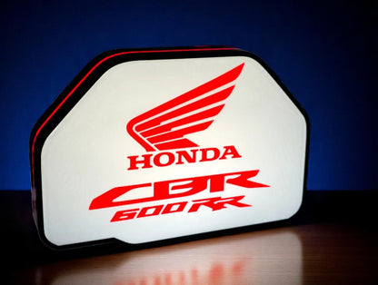 Φωτεινό Lightbox HONDA CBR 600RR – Αγωνιστικό Fan Art Διακοσμητικό