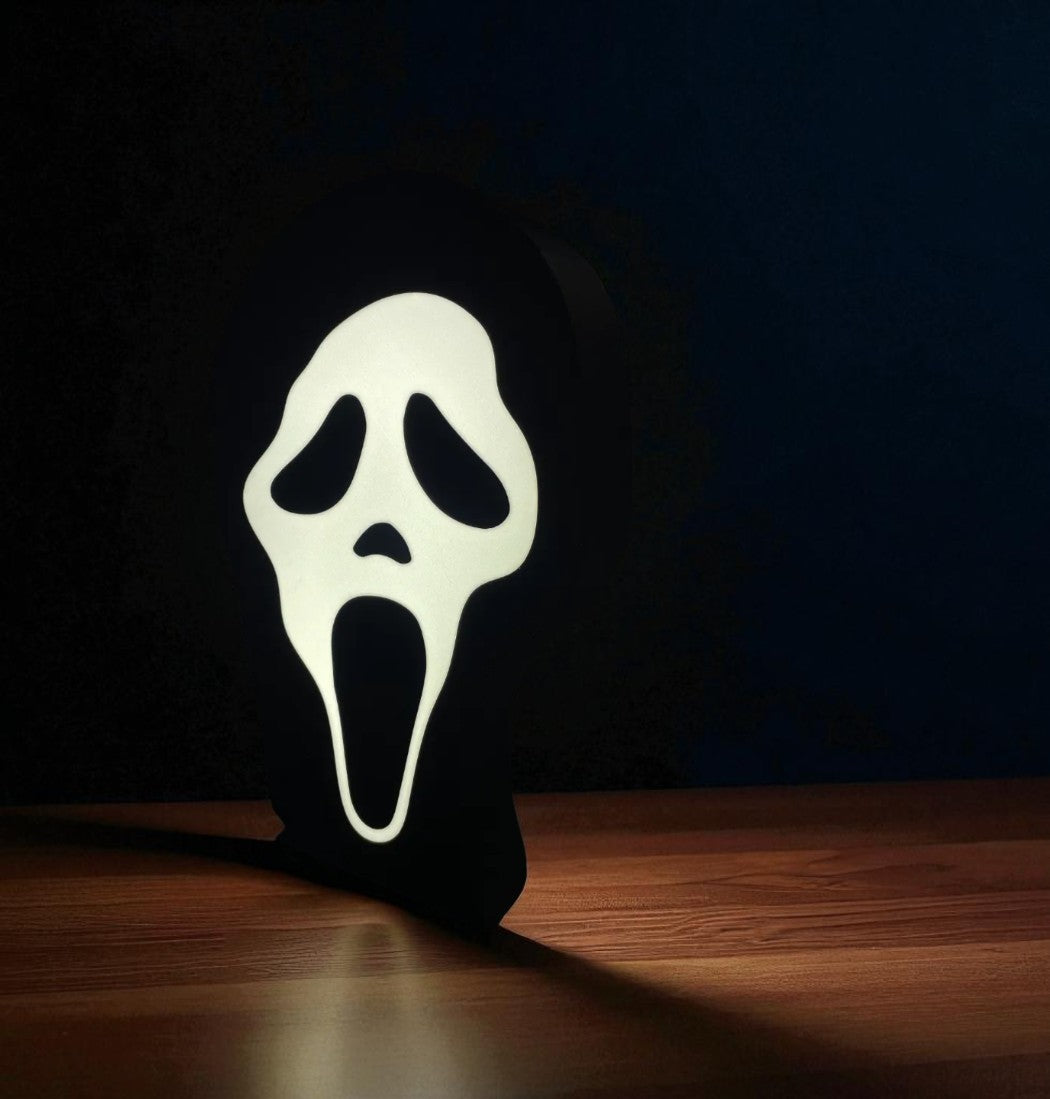 Φωτιζόμενη Μάσκα Scream – 3D Printed Lightbox Fan Art