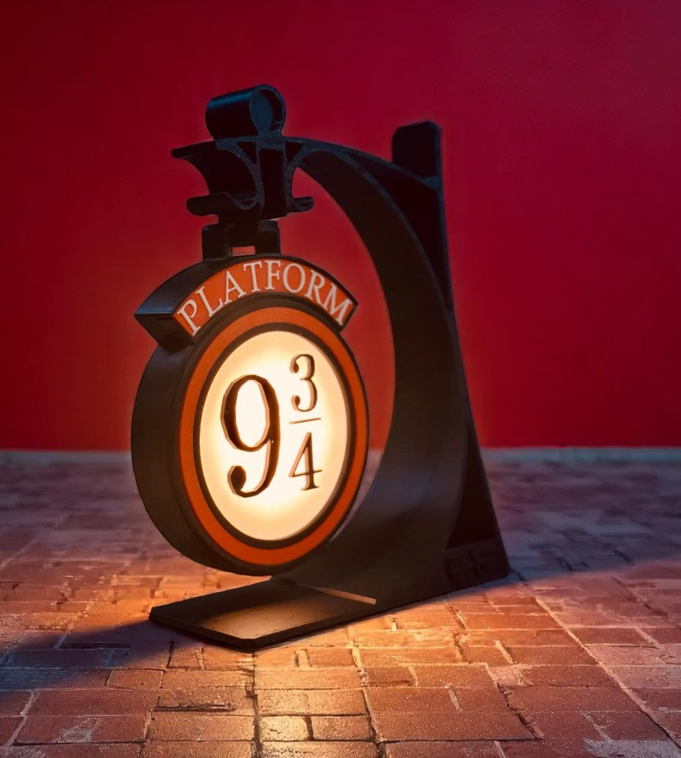 Φωτιστικό Πλατφόρμα 9¾ | 3D Printed Fan Art Φως από τον Κόσμο του Χάρι Πότερ | Μαγεία & Geek Διακόσμηση