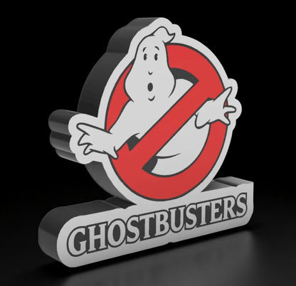 Φωτιστικό Ghostbusters – 3D Printed Fan Art Διακοσμητικό με Φως & Retro Διάθεση