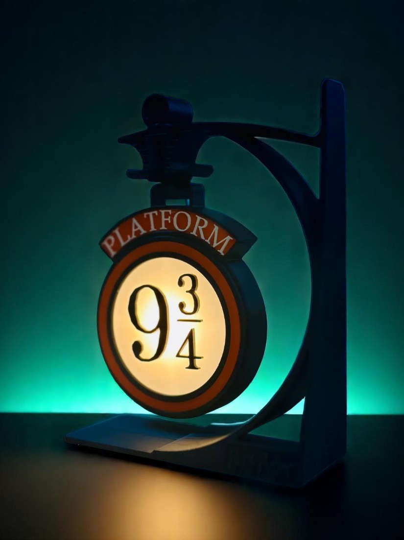 Φωτιστικό Πλατφόρμα 9¾ | 3D Printed Fan Art Φως από τον Κόσμο του Χάρι Πότερ | Μαγεία & Geek Διακόσμηση