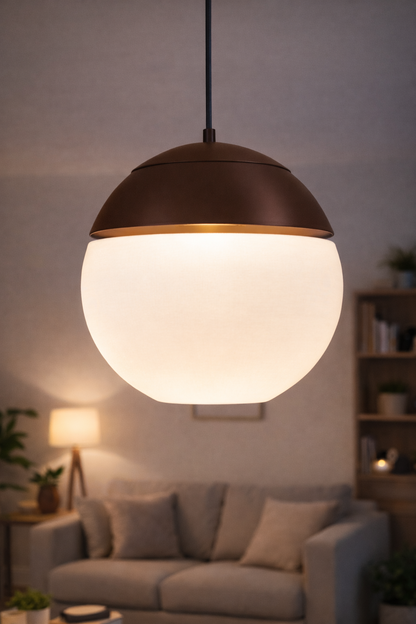 Aura Globe – Μοντέρνο Φωτιστικό Οροφής Διπλού Τόνου