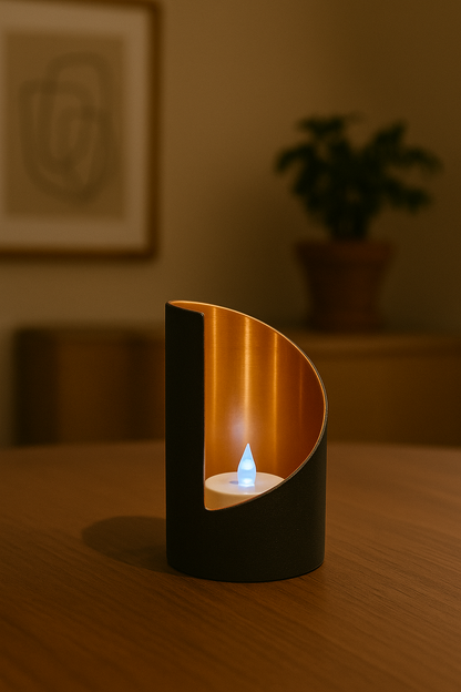 Luna Arc Candle Holder Set – Modern Crescent Tealight Decor | Minimalist Luxury Table Centerpiece