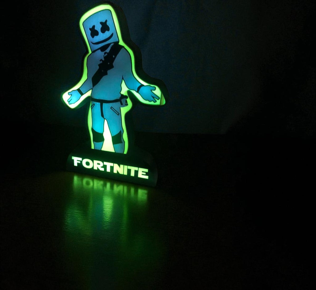 3D Printed Lightbox “Marshmello Style” – Εμπνευσμένο από το Fortnite