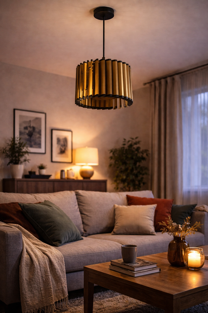 Aurora Slats – Μοντέρνο Φωτιστικό Οροφής με Ζεστό Φως