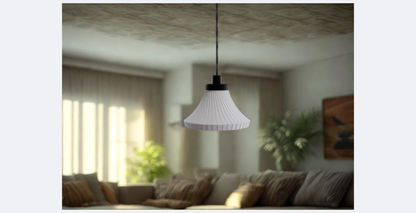 Κρεμαστό Φωτιστικό Πλισέ , Μοντέρνο Minimal Φως Οροφή