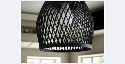 Industrial Mesh Elegance – Premium Pendant Lamp / Μοντέρνο Βιομηχανικό Φωτιστικό Οροφής 