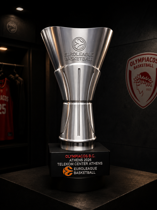 Συλλεκτικό Κύπελλο EuroLeague Ολυμπιακού 2026 – Trophy Πρωταθλητή Ευρώπης