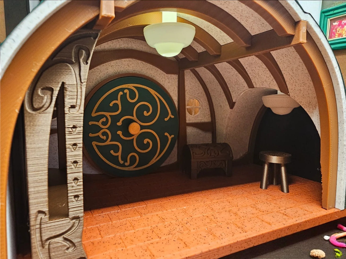 Diorama Bag End – Σκηνή από τον Άρχοντα των Δαχτυλιδιών (Fan Art)
