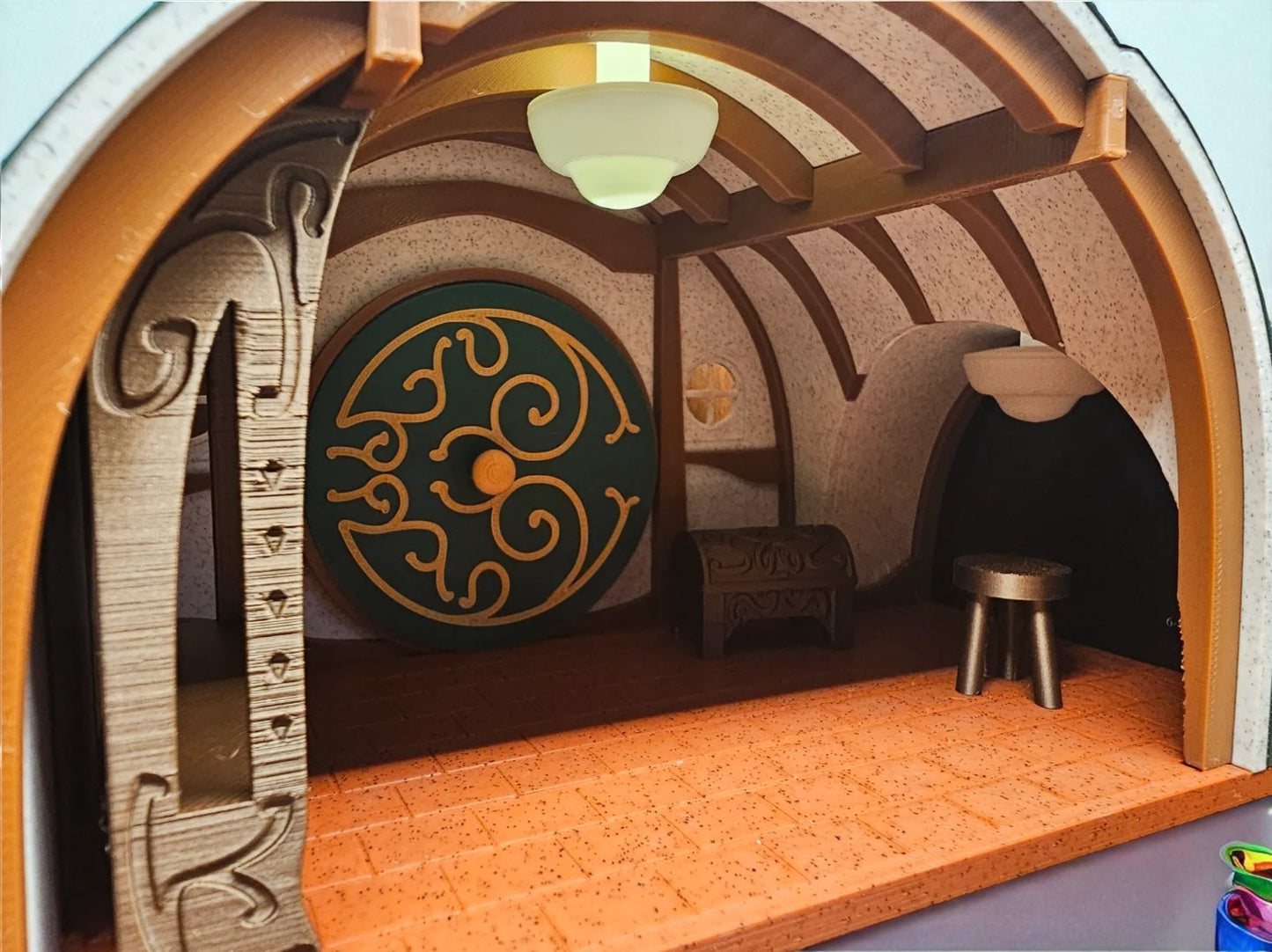 Diorama Bag End – Σκηνή από τον Άρχοντα των Δαχτυλιδιών (Fan Art)