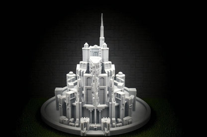 Μινιατούρα Minas Tirith – 3D Printed Fan Art Πόλη | Άρχοντας των Δαχτυλιδιών