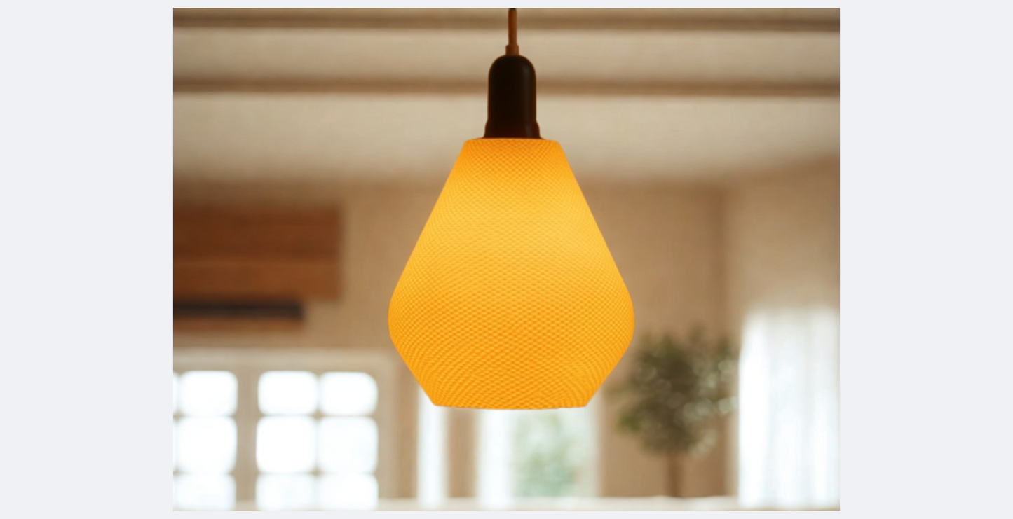 Κρεμαστό Φωτιστικό Amber Drop – Μοντέρνος Σχεδιασμός & Ζεστός Φωτισμός