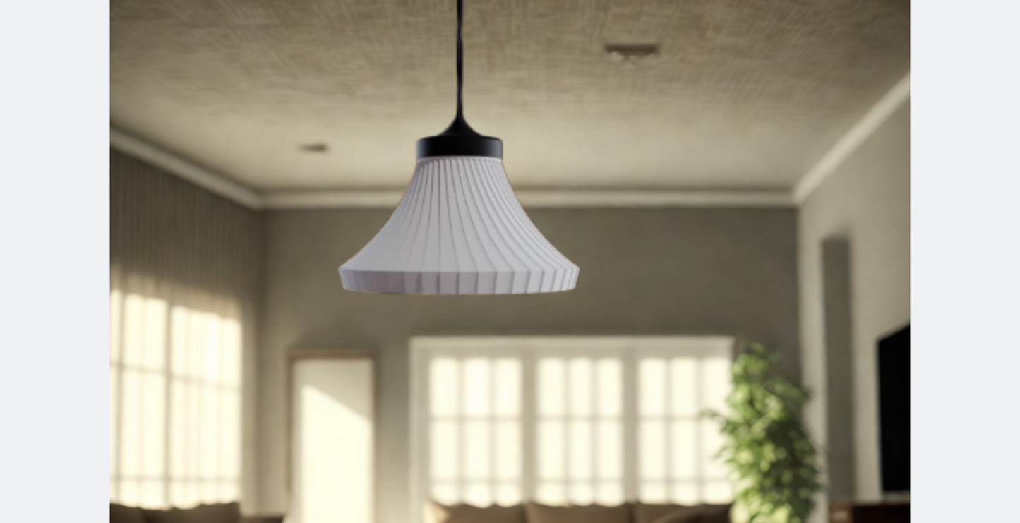 Κρεμαστό Φωτιστικό Πλισέ , Μοντέρνο Minimal Φως Οροφή