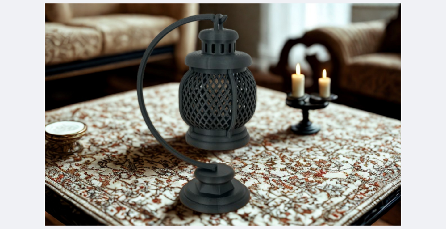 Vintage Glow Lantern Set – Premium Χειροποίητο Σετ Διακοσμητικών Φαναριών με Βάση /Lantern Duo