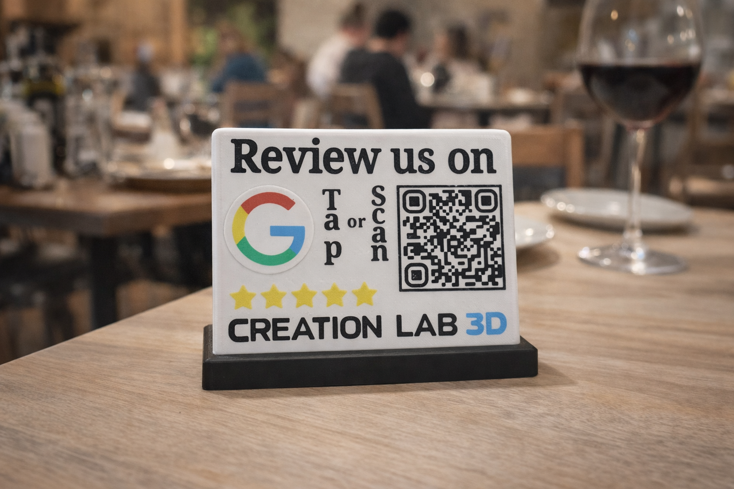 Professional NFC Smart Stand  Review Stand για Επιχειρήσεις – Contactless Review & WiFi Stand