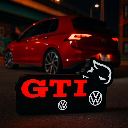  Lightbox – GTI Fan Art Φωτιστικό με VW Style