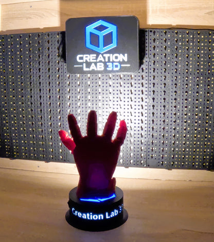 Φωτιζόμενο Διακοσμητικό Χέρι Iron Man | Superhero Light | Marvel Inspired Decor