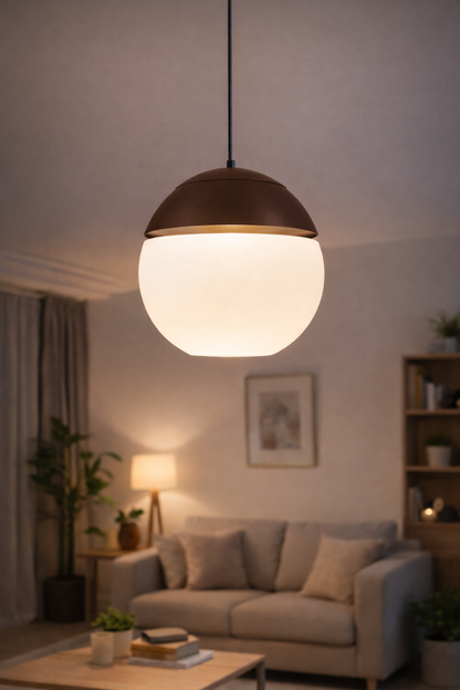 Aura Globe – Μοντέρνο Φωτιστικό Οροφής Διπλού Τόνου