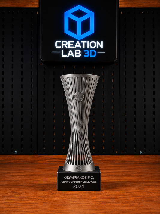 Olympiacos UEFA Conference League 2024 Trophy Replica