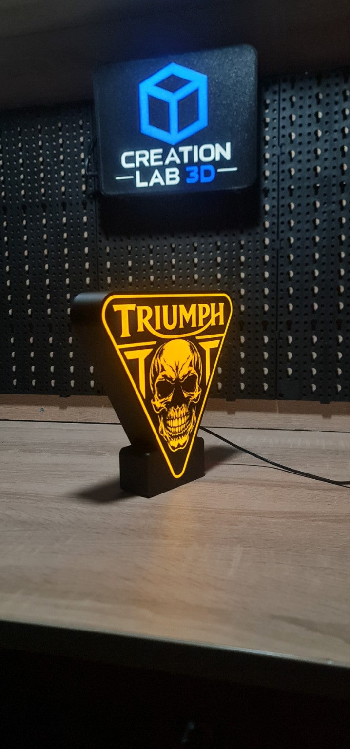 Custom Motorcycle Lightbox – Επιτραπέζιο & Επιτοίχιο Φωτιστικό | Biker LED Lightbox
