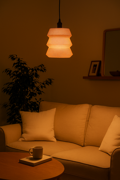 Κρεμαστό Φωτιστικό “Κύματα” | Modern Organic Design | Ambient LED Lighting