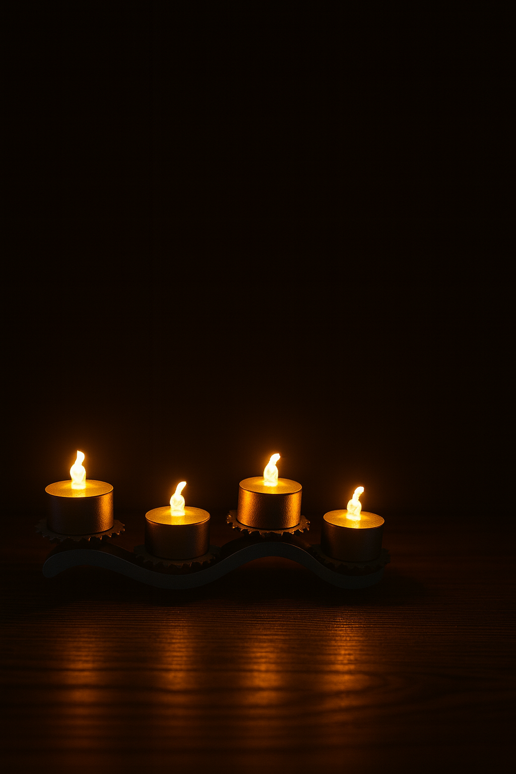 Κηροπήγιο “Wave Harmony” – Μοντέρνα Βάση για Ρεσώ 