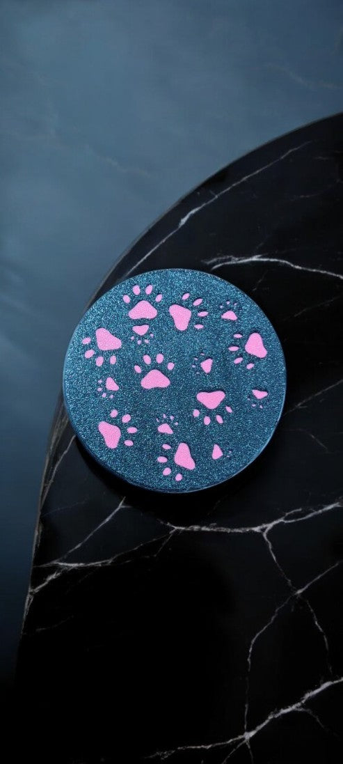 Paw Print Coasters - Pet Love in Every Sip! 🐾