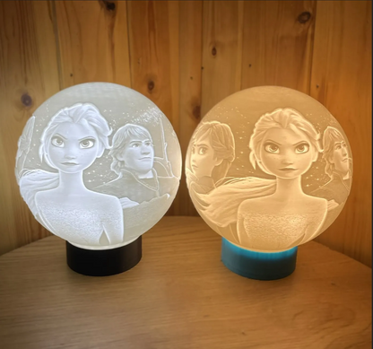 Elsa Frozen Lamp
