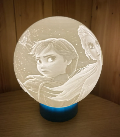 Elsa Frozen Lamp