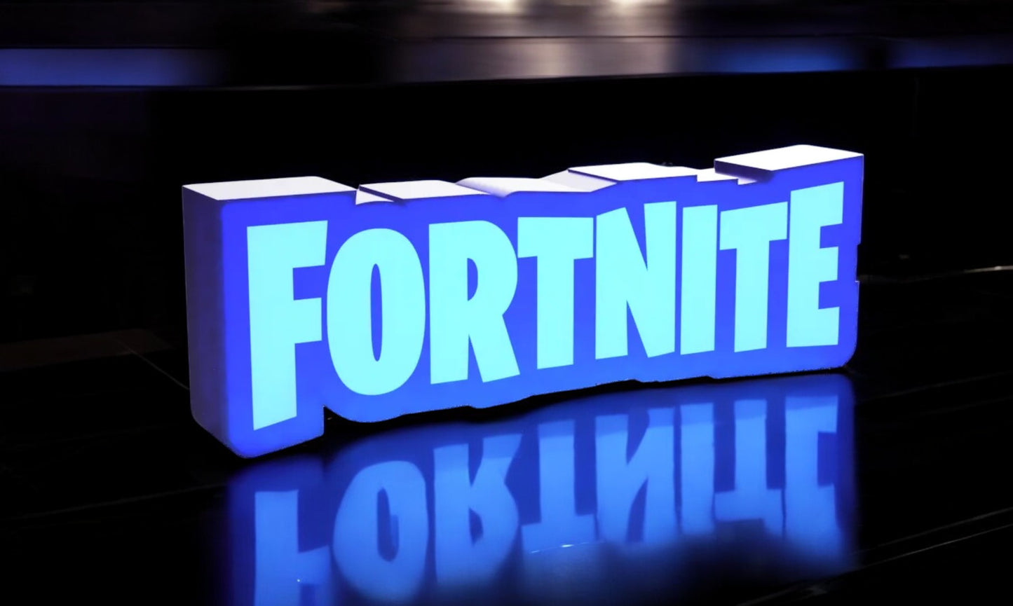 Fortnite Victory Royale 3D Printed USB Lamp