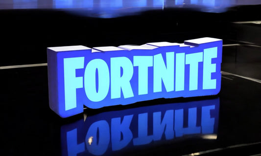 Fortnite Victory Royale 3D Printed USB Lamp