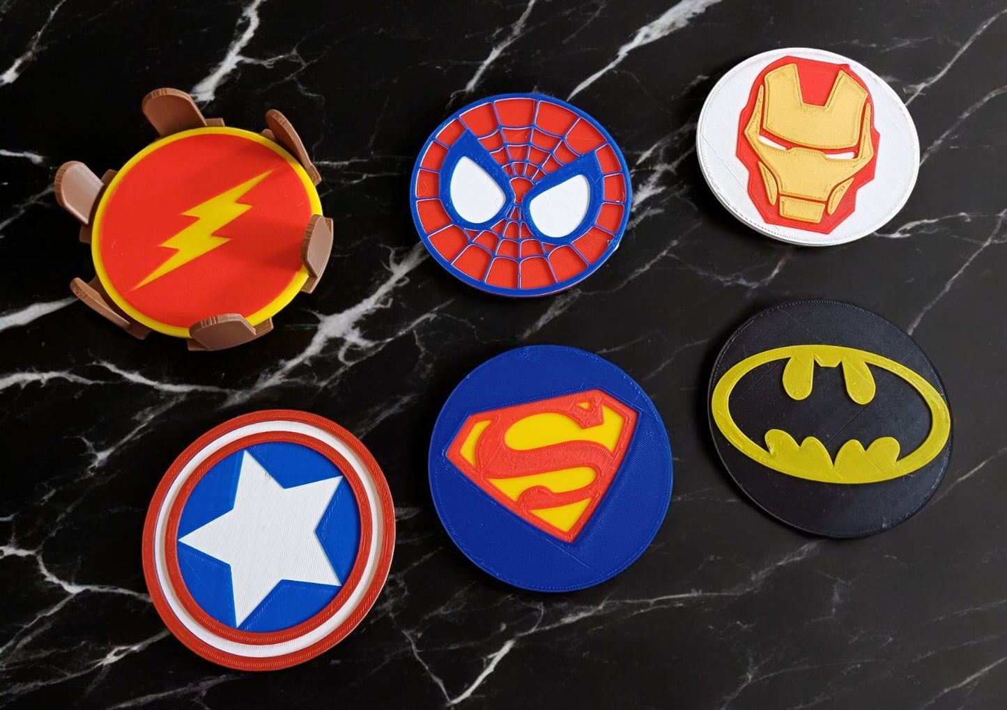 Superhero Coasters