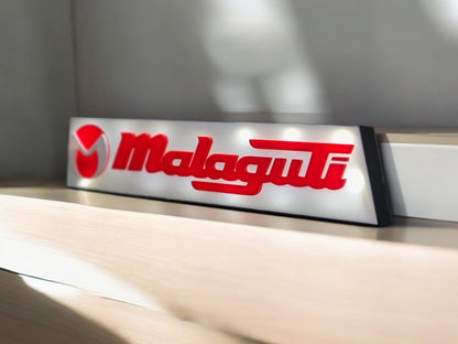 Malaguti Lighting Sign