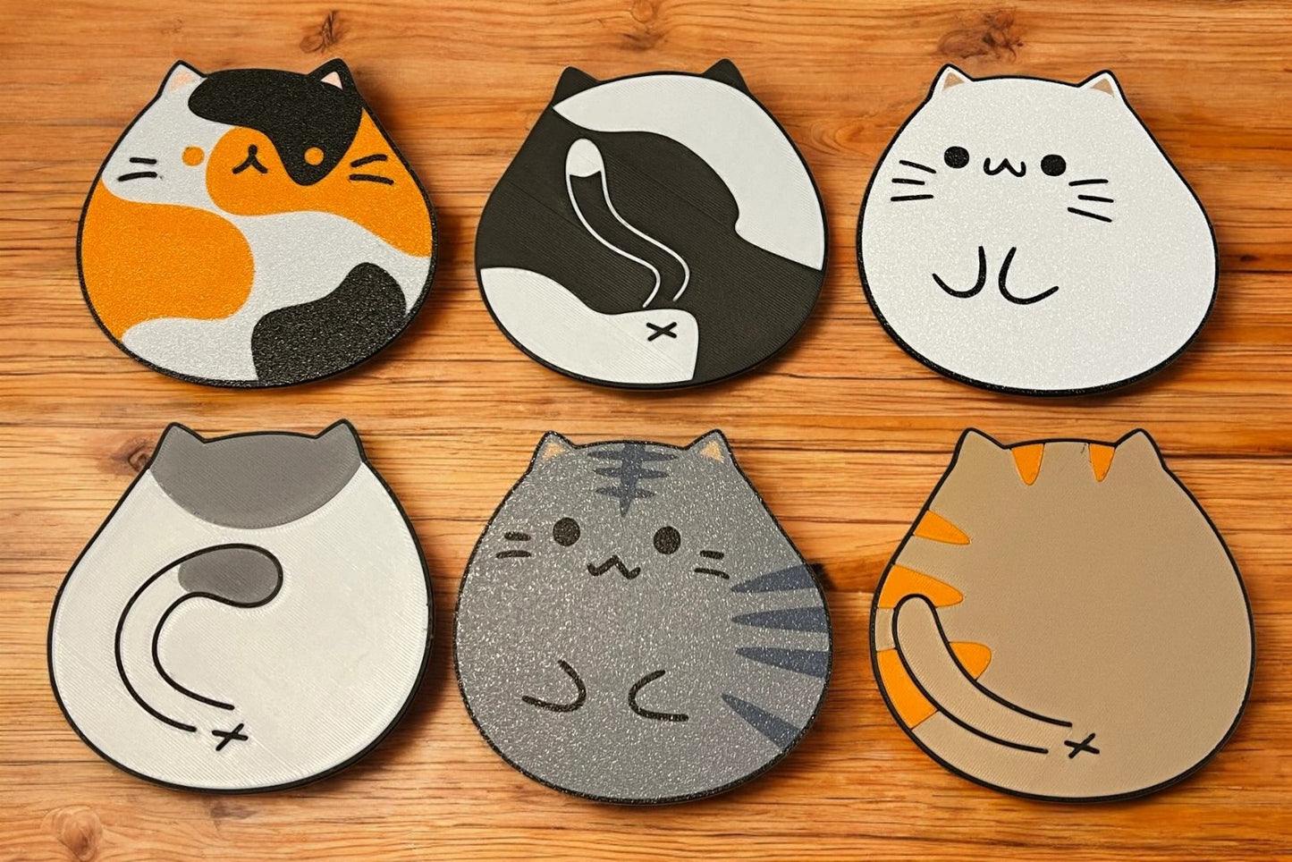 Adorable Cat Coasters - The Purrfect Home Accessory!