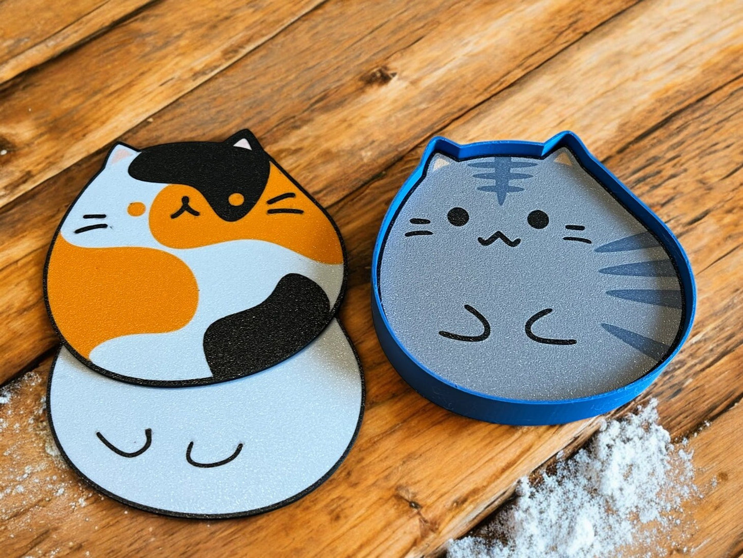 Adorable Cat Coasters - The Purrfect Home Accessory!