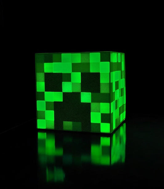 Minecraft Creeper Pixel Glow  Λάμπα 