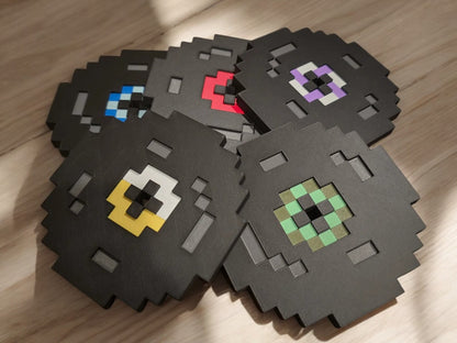 🧱 MINECRAFT PIXEL COASTERS