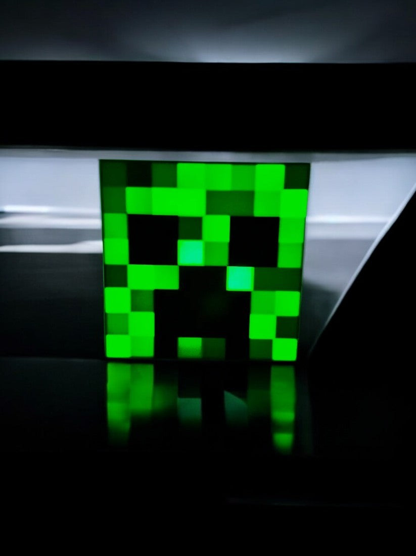 Minecraft Creeper Pixel Glow  Λάμπα 